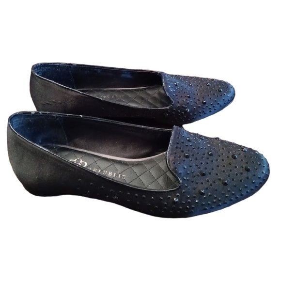 GUC | Rock & Republic Black Studded Flats | Size: 10 - Picture 2 of 14